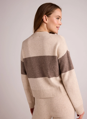 Bella Dahl - Slouchy Crew Neck  Sweater / Oat & Fawn