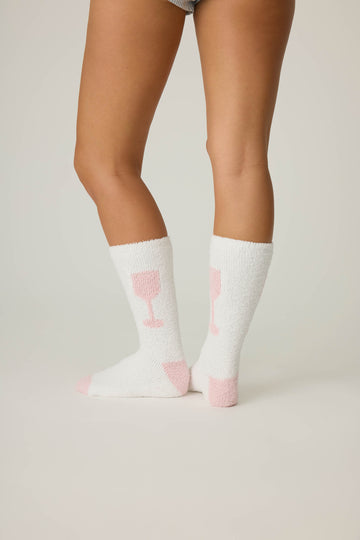 PJ Salvage - Breakfast of Champs Fun Socks / Ivory