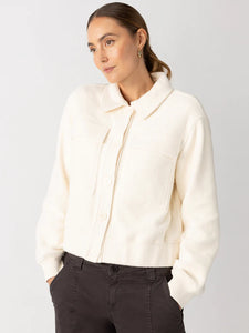 Sanctuary - Cruise Knit Jacket/ Chalk