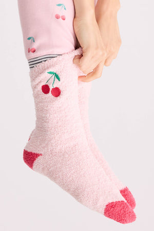 PJ Salvage - Life Is Sweet Cherry Fun Socks