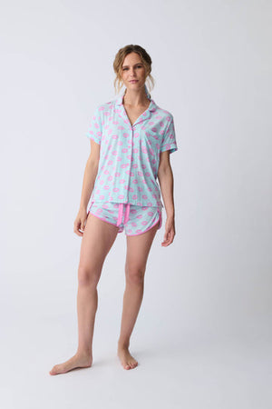 PJ Salvage - Lovely Dreams Shorts Set / Light Blue