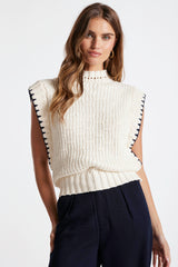 Bishop & Young - Richie Whipstitch Sweater / Ivory