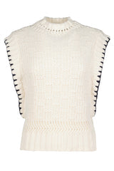 Bishop & Young - Richie Whipstitch Sweater / Ivory