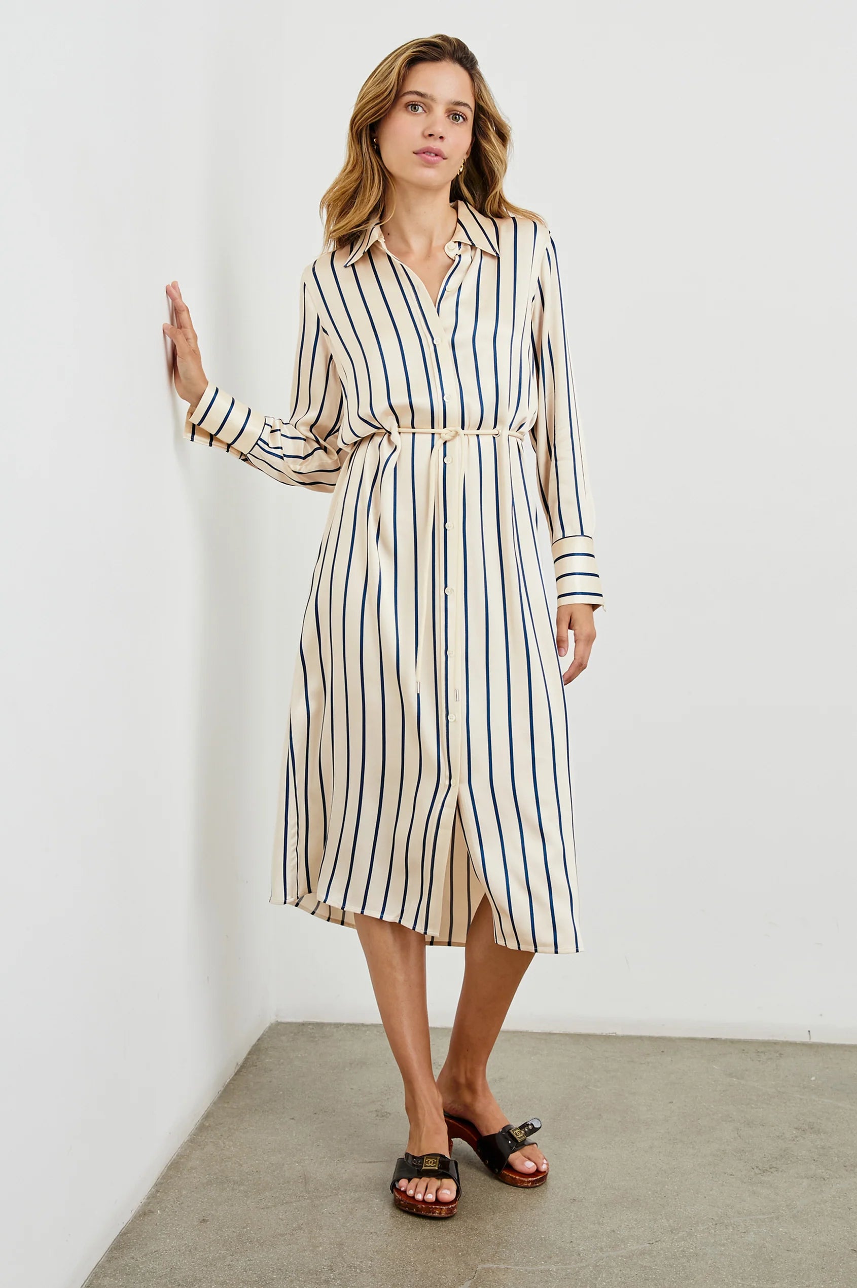 Rails - Anina Dress/ Ceramic Navy Stripe