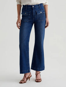 AG - Bonnie Mid-Rise Flare Denim/ Shallow