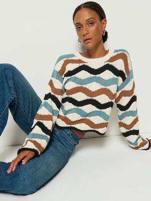 Nation - Poppy Sweater/ Multi Waves
