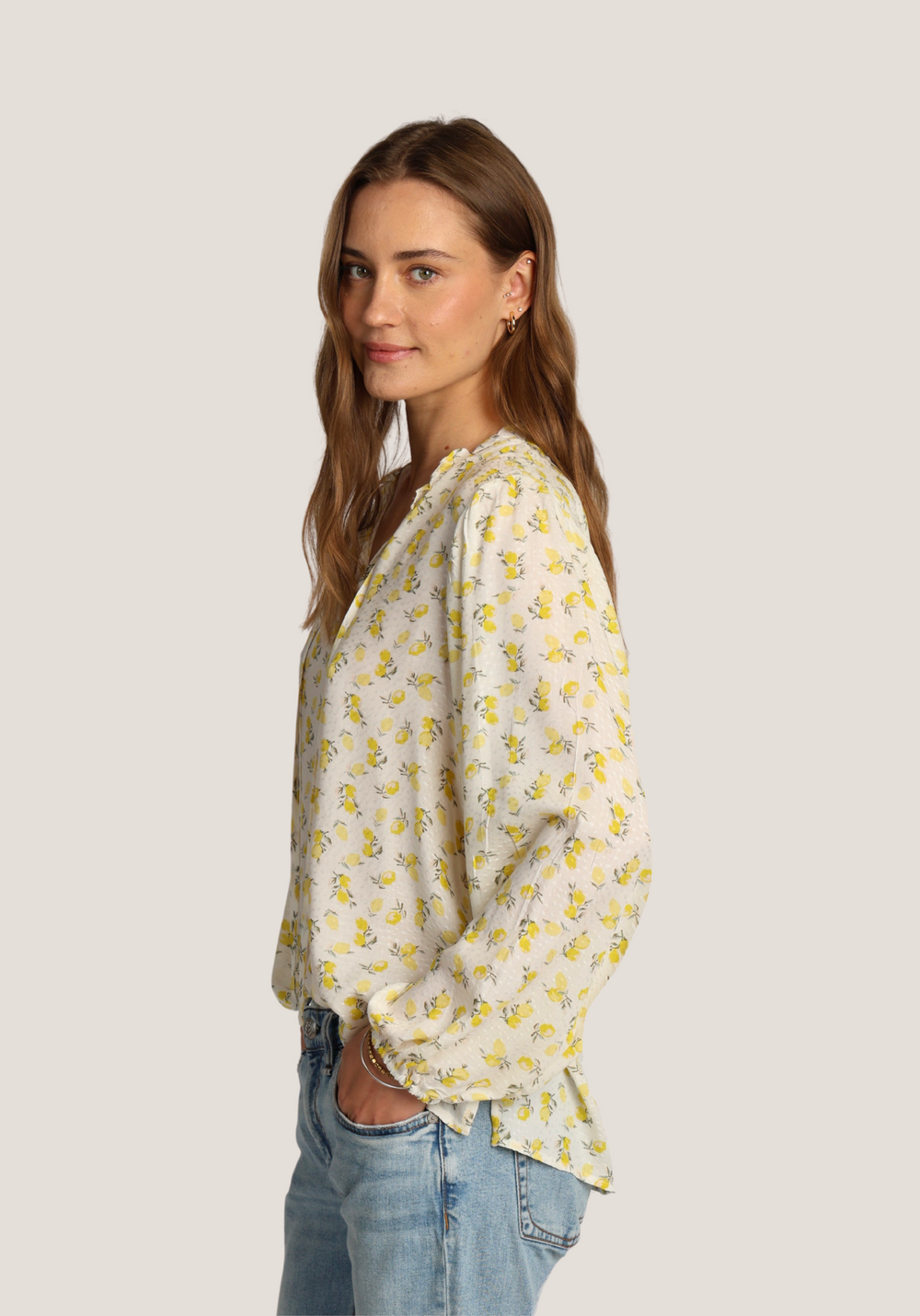 Dylan - Lemons Blouse / Lemon