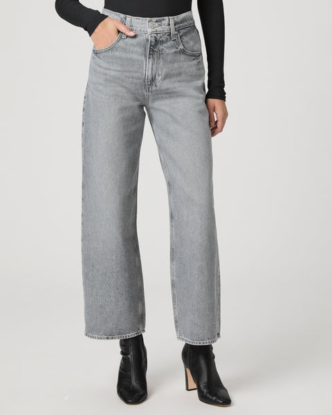 Paige - Cameron  Ankle Straight Jean /  Grey Isles