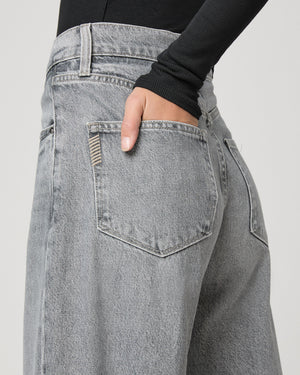 Paige - Cameron  Ankle Straight Jean /  Grey Isles