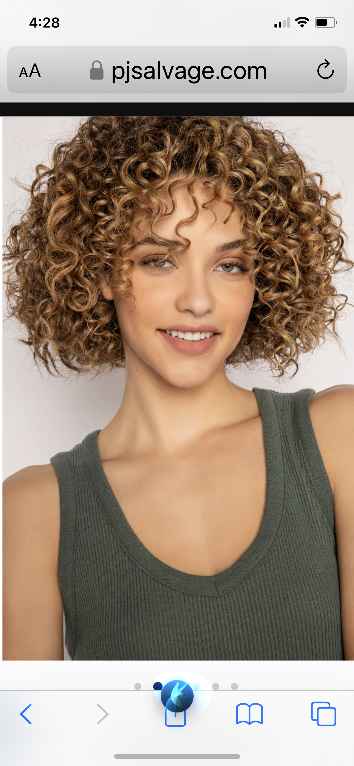 PJ Salvage - Textured Essential Tank / Sage Leaf