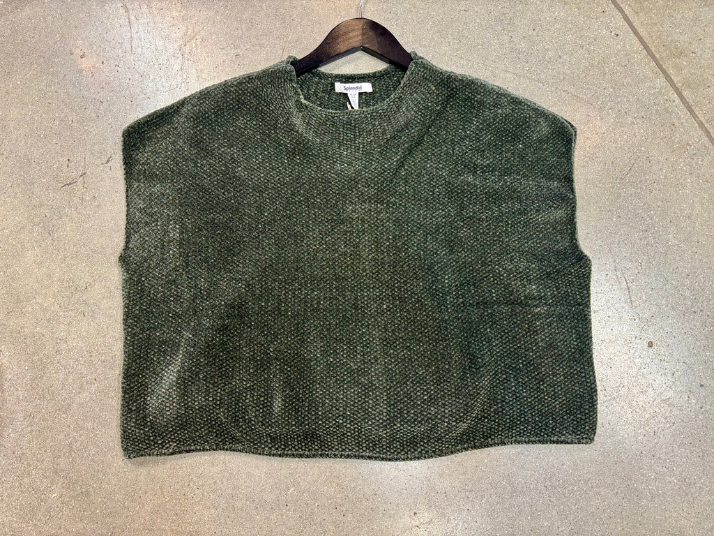 Splendid - Andrea Mockneck Sweater / Green Spruce