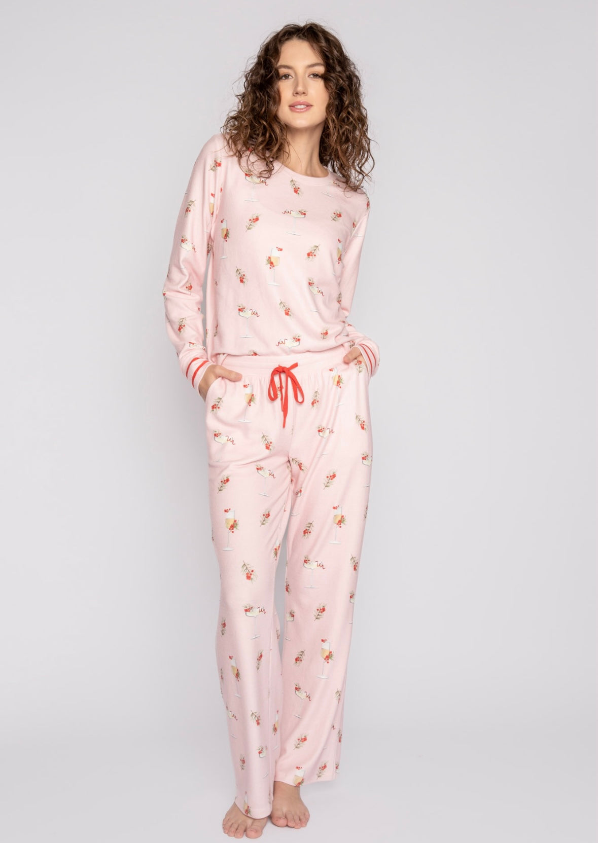 PJ Salvage - Cabins and Cocktails Pant / Pink Dream