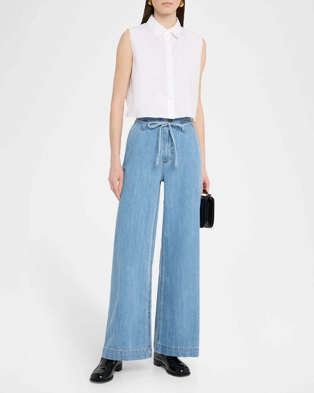 Paige - Zoey 31" w/ Offset Belt Loops + Waist Tie / Tranquility