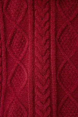 PJ Salvage - Cozy Chenille Cable Knit Pant / Port
