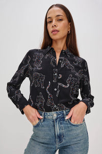 Rails - Kate Shirt / Black Jaguars