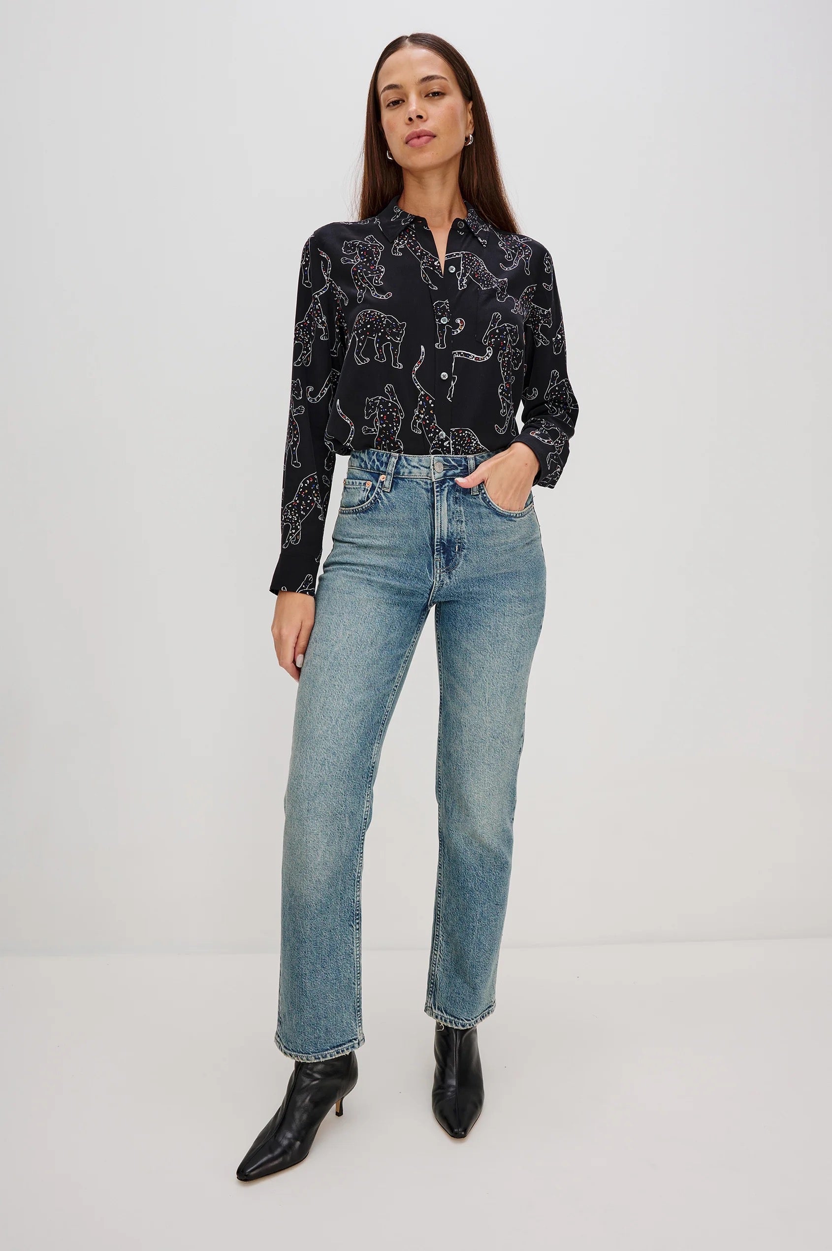 Rails - Kate Shirt / Black Jaguars
