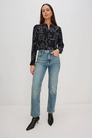 Rails - Kate Shirt / Black Jaguars