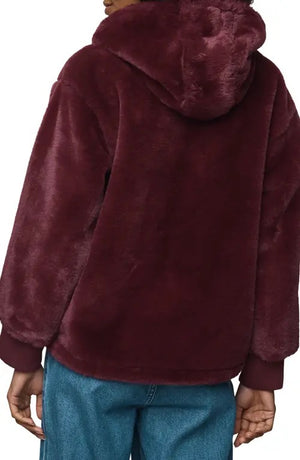 Splendid - Lucia Faux Fur Jacket / Rosewood