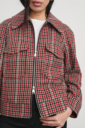 Rails - Cheyenne Jacket / Crimson Mini Check