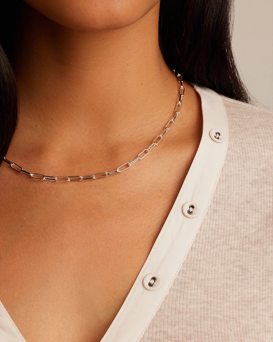 Gorjana - Parker Necklace / Silver Plated