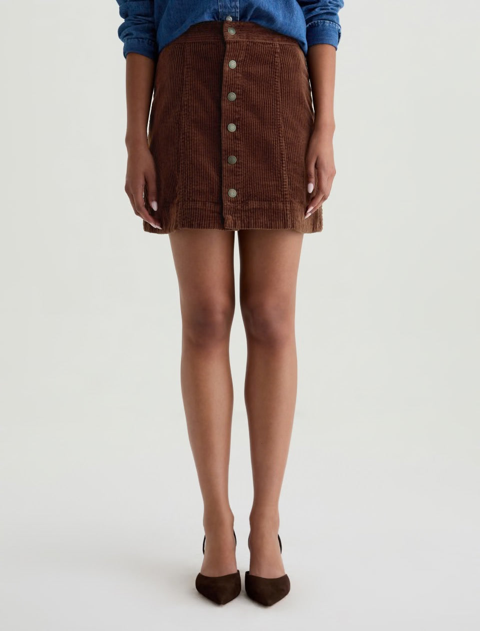 AG - Evie Corduroy Skirt / Coffee Bean