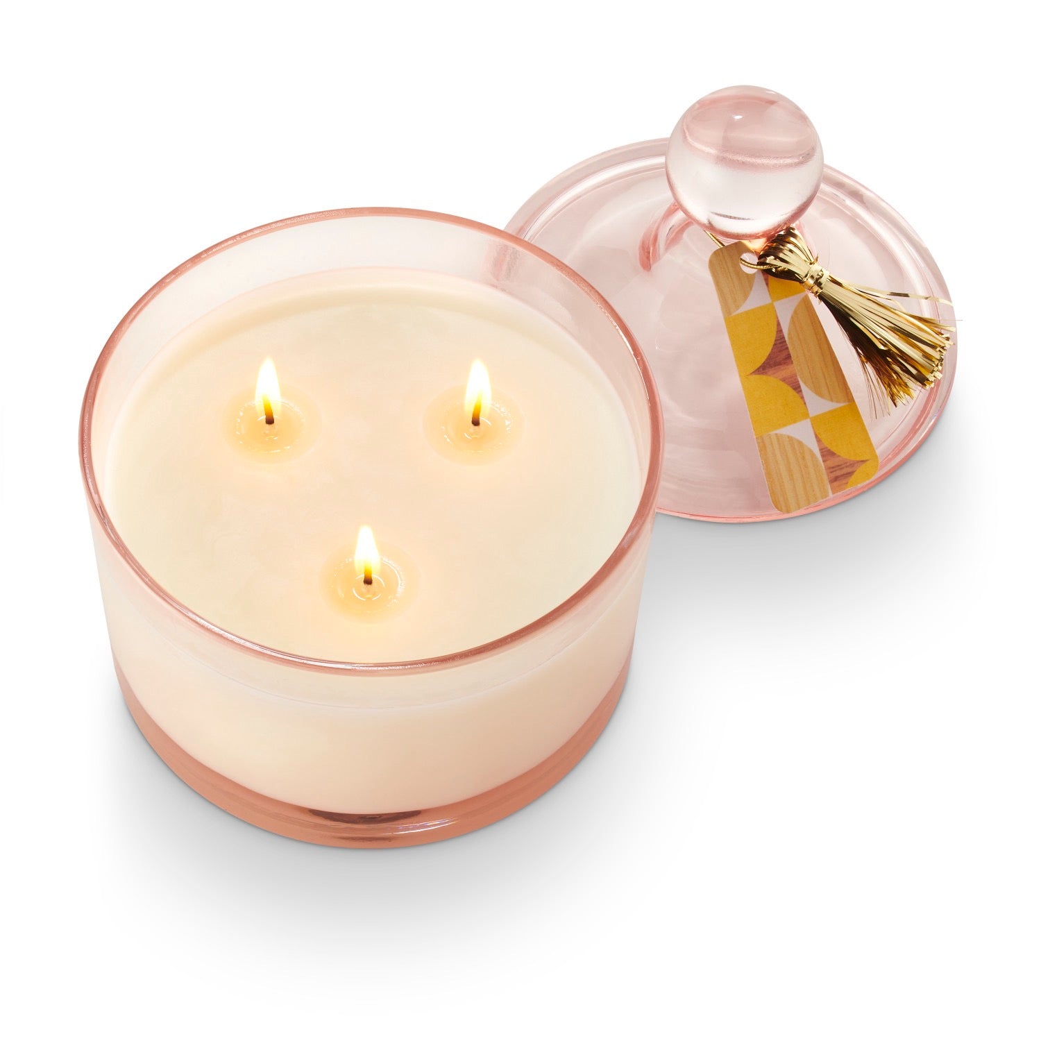 Illume - Memory Lane Lidded Glass Candle / Popcorn Garland