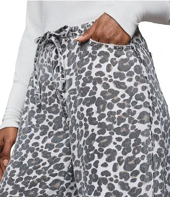Splendid - Lounge Denim Pant / Leopard