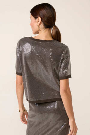 Sanctuary - Sparkle Sequin Sweater / Ink