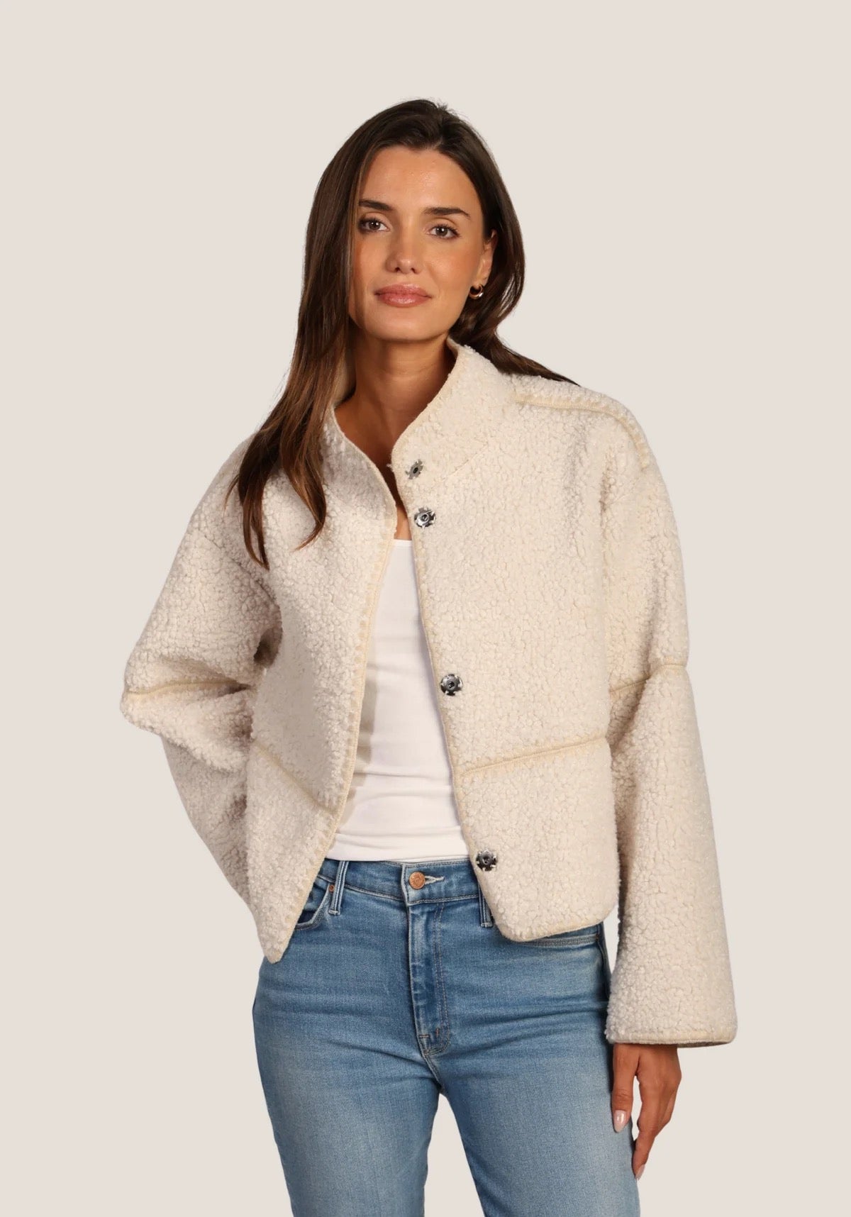 Dylan - Casey Stitch Jacket / Natural