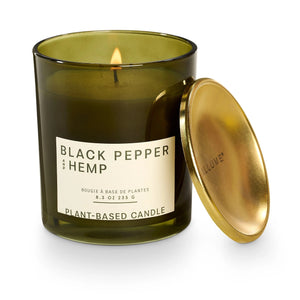 Illume - Lidded Jar Candle / Pepper & Hemp