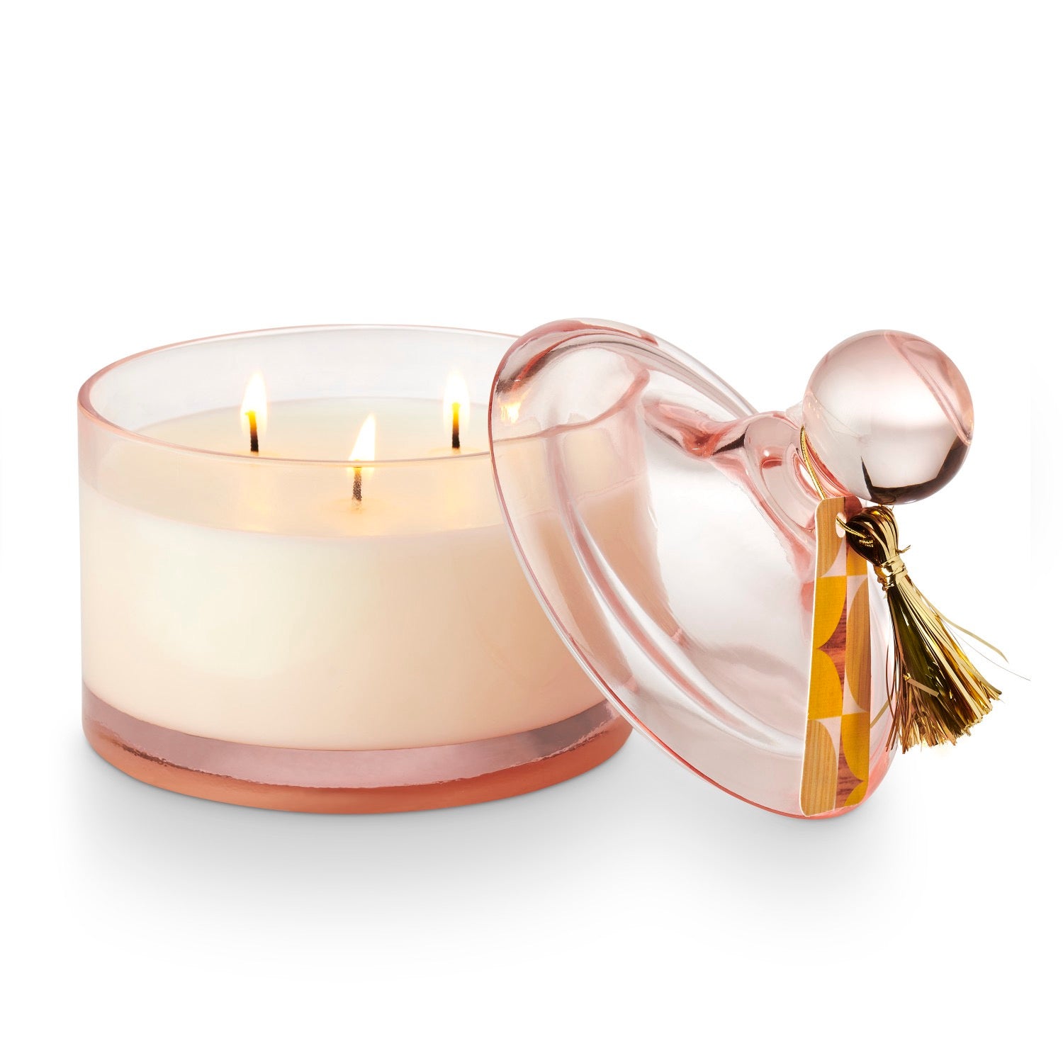 Illume - Memory Lane Lidded Glass Candle / Popcorn Garland