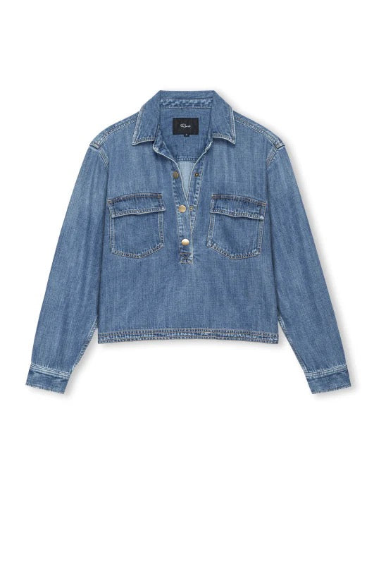 Rails - Ports Shirt / Antique Blue