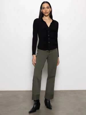 Sanctuary - Dreamgirl Lace Button Up / Black