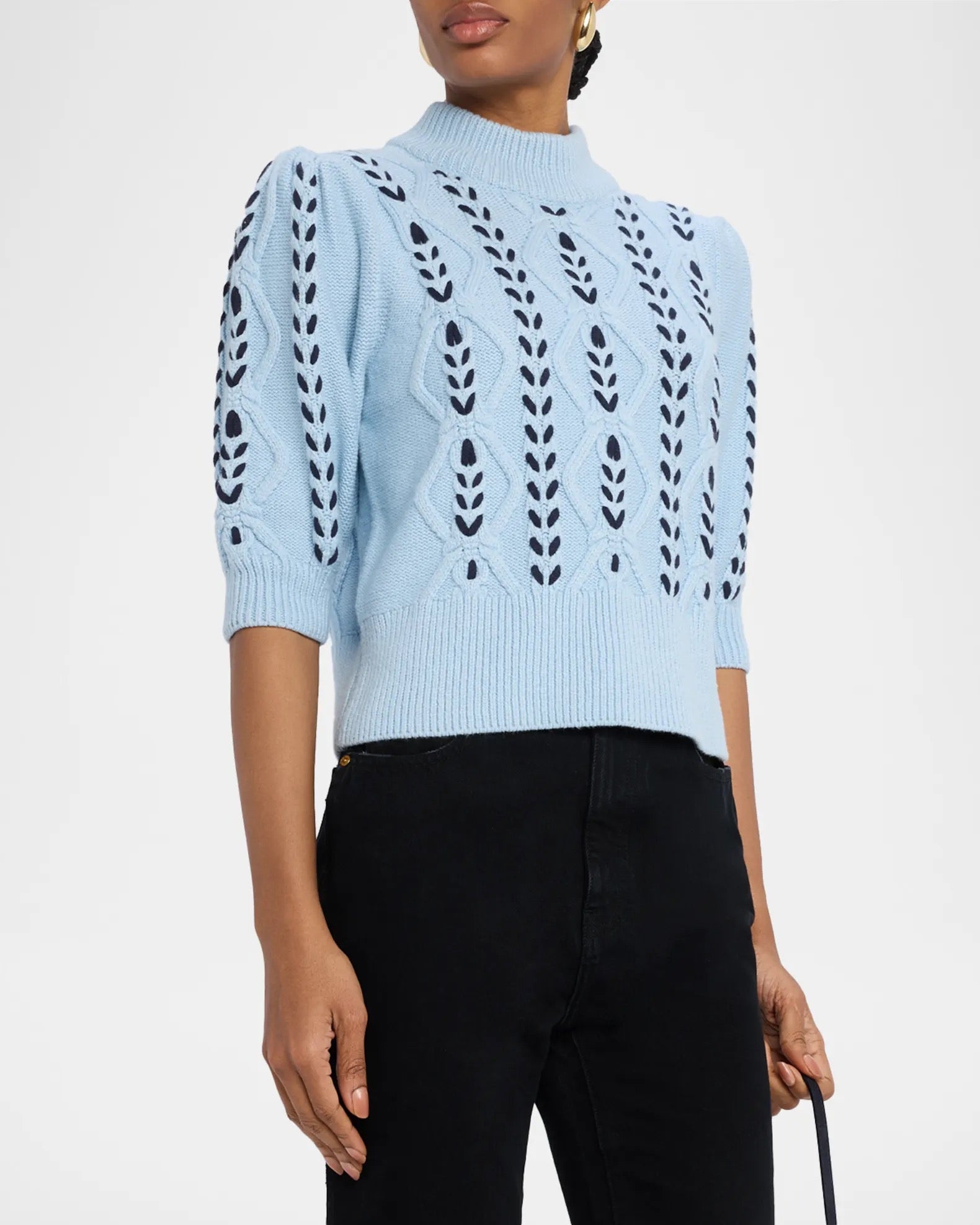 Rails - Addy Sweater / Sky Navy Cables