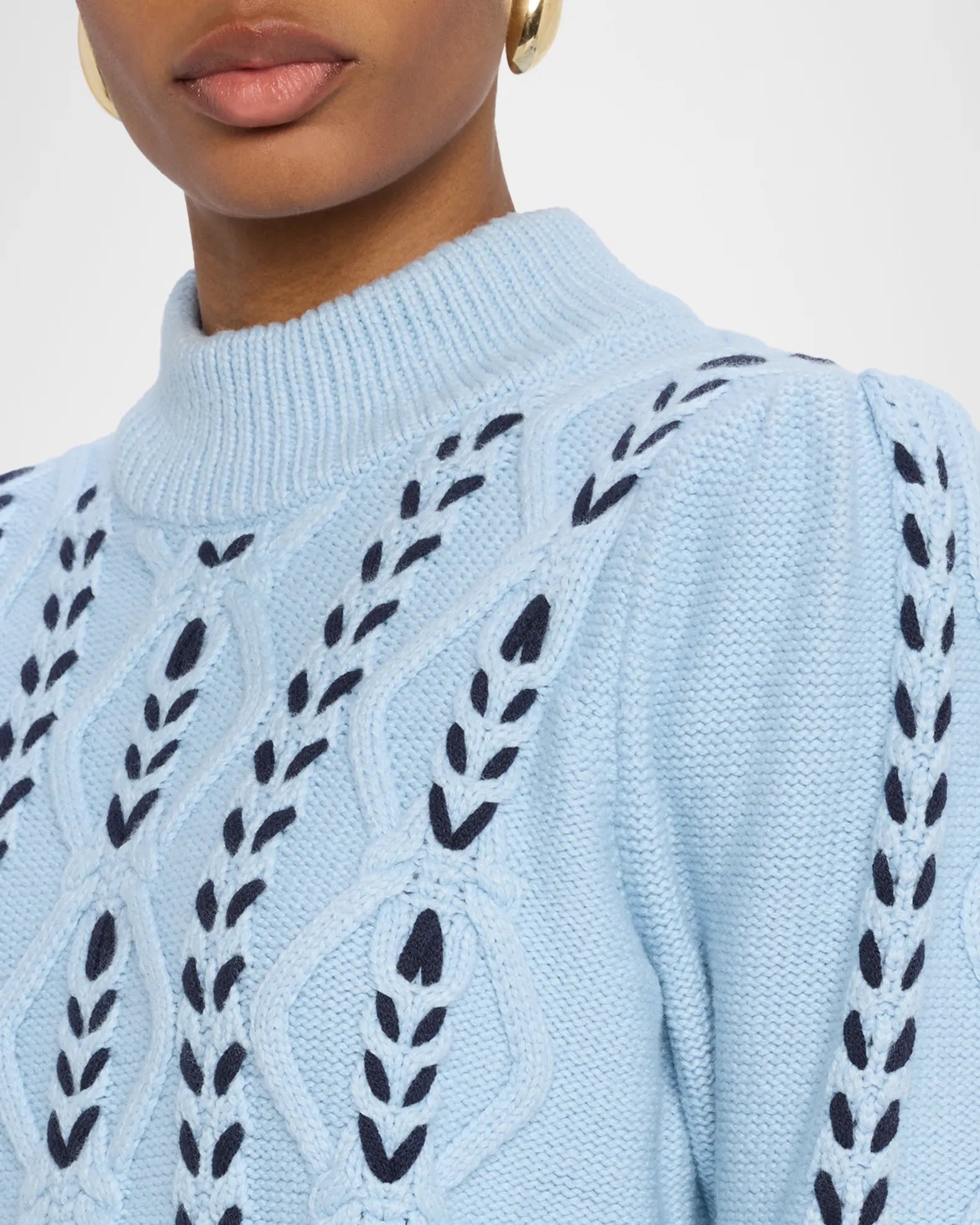 Rails - Addy Sweater / Sky Navy Cables