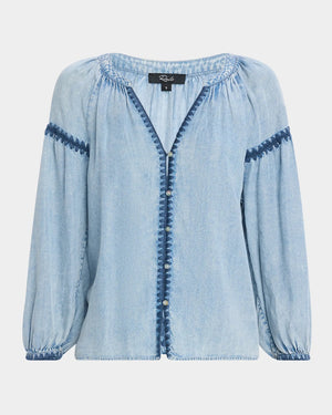 Rails - Toshi Blouse / Medium Cloud Wash