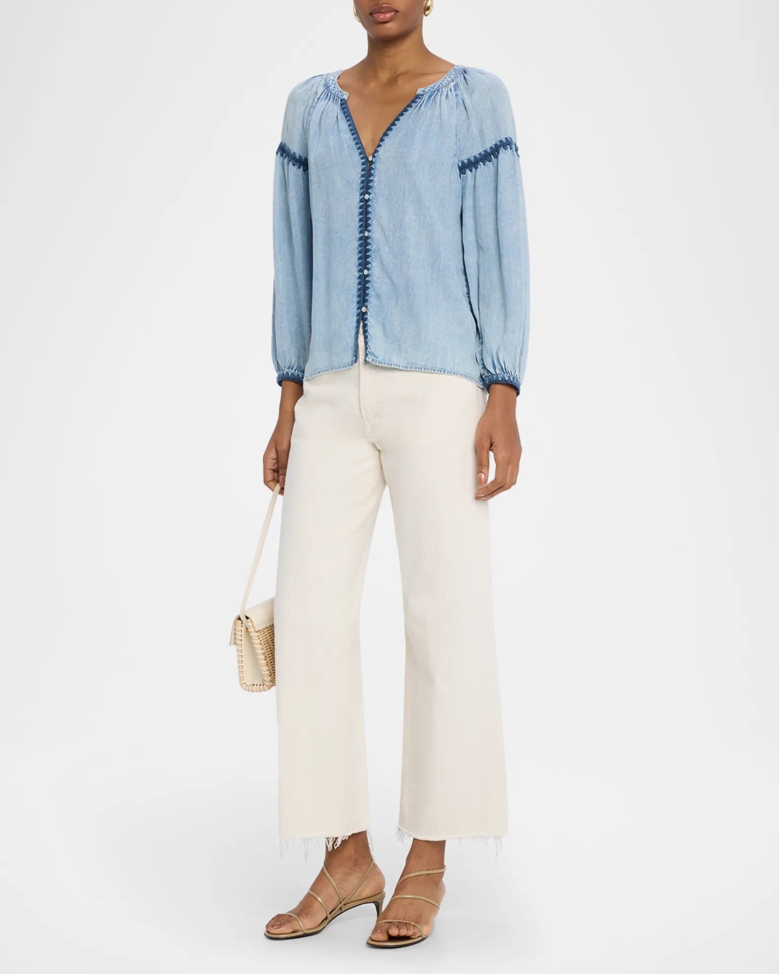 Rails - Toshi Blouse / Medium Cloud Wash