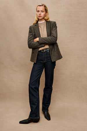 Rails - Jac Blazer / Camel and Black Herringbone