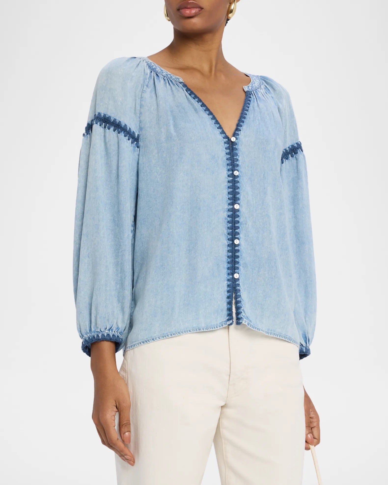 Rails - Toshi Blouse / Medium Cloud Wash