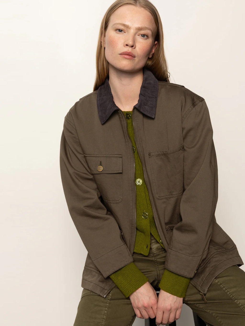 Sanctuary - Barn Jacket / Burnt Olive