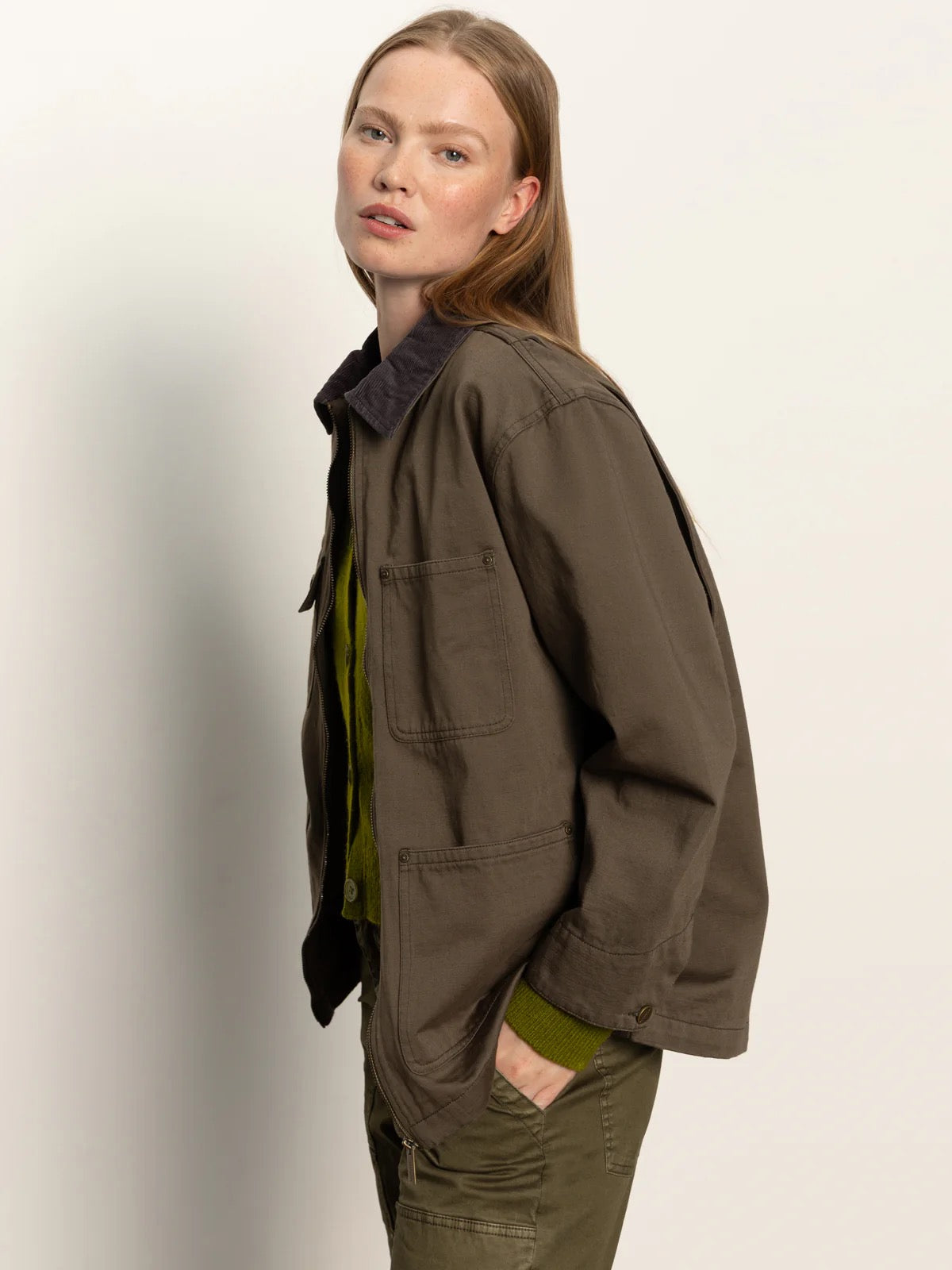 Sanctuary - Barn Jacket / Burnt Olive