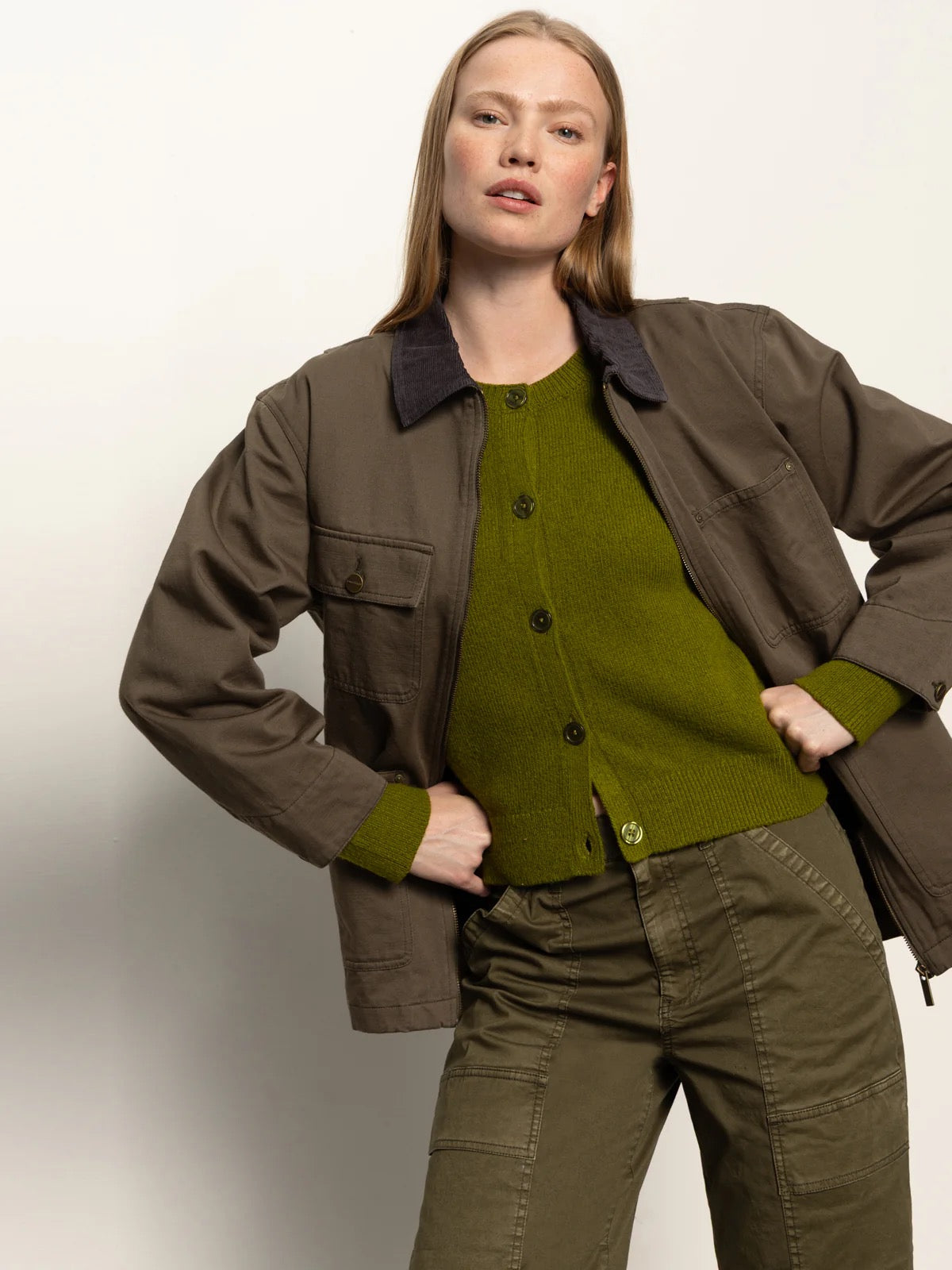 Sanctuary - Barn Jacket / Burnt Olive