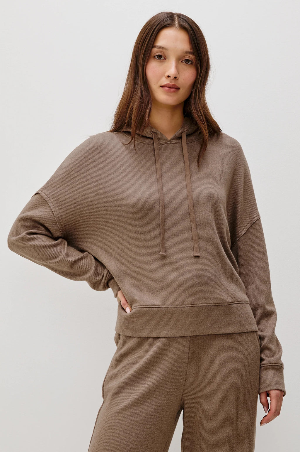 Rails - Nico Sweatshirt / Heather Latte