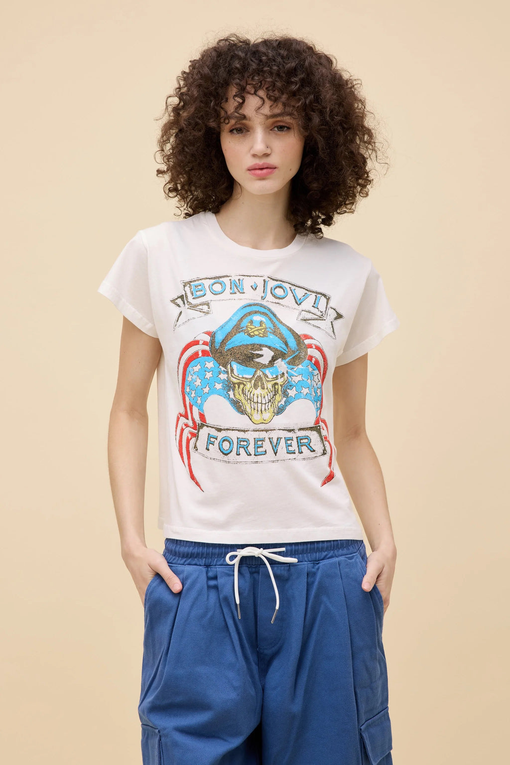 Daydreamer - Bon Jovi Forever Solo Tee / Vintage White