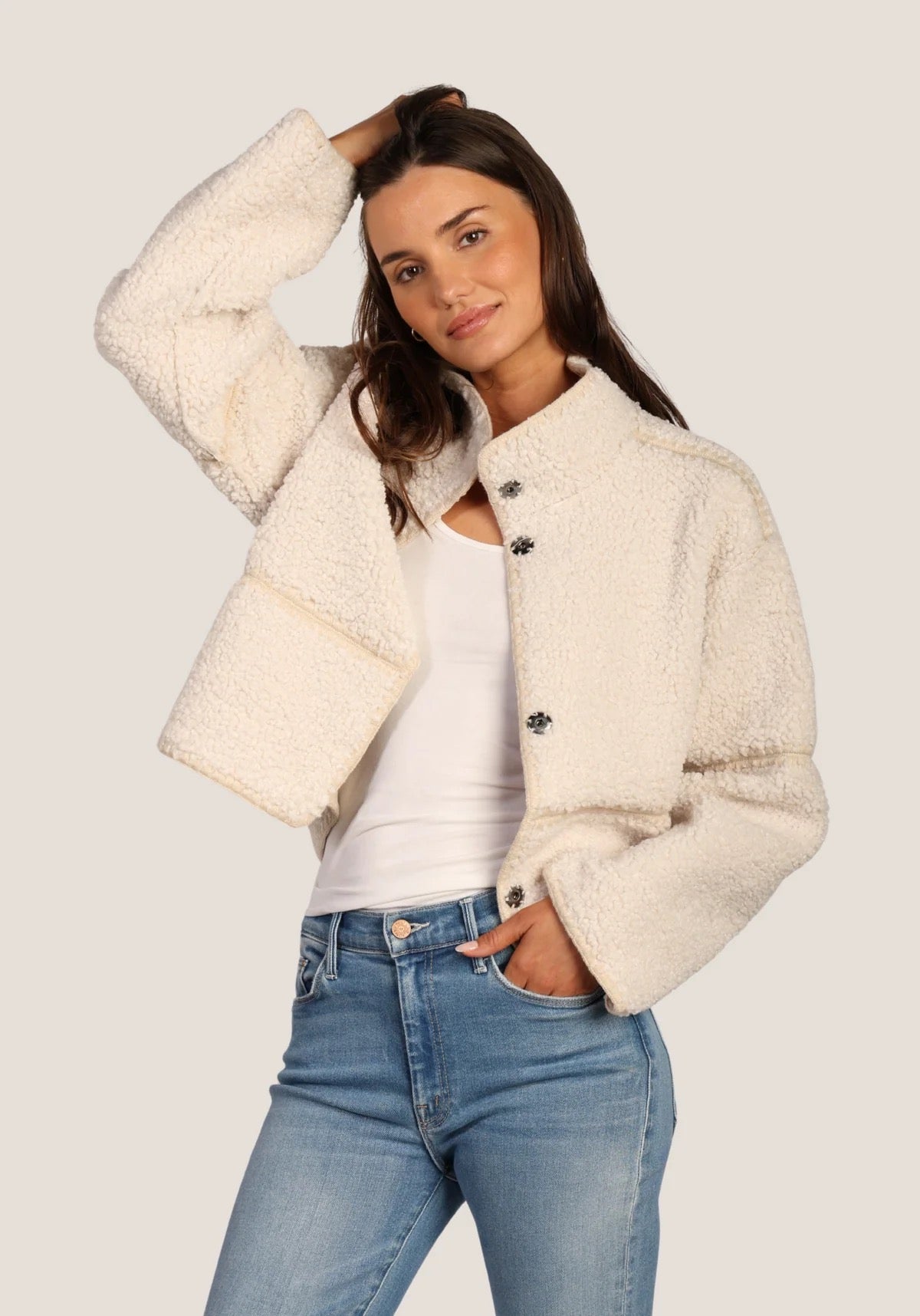 Dylan - Casey Stitch Jacket / Natural