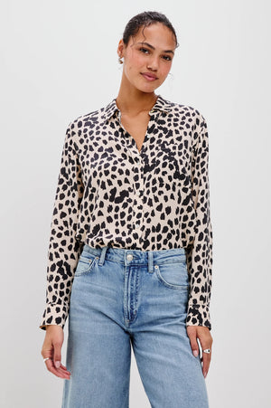 Rails - Josephine Shirt / Taupe Spotted