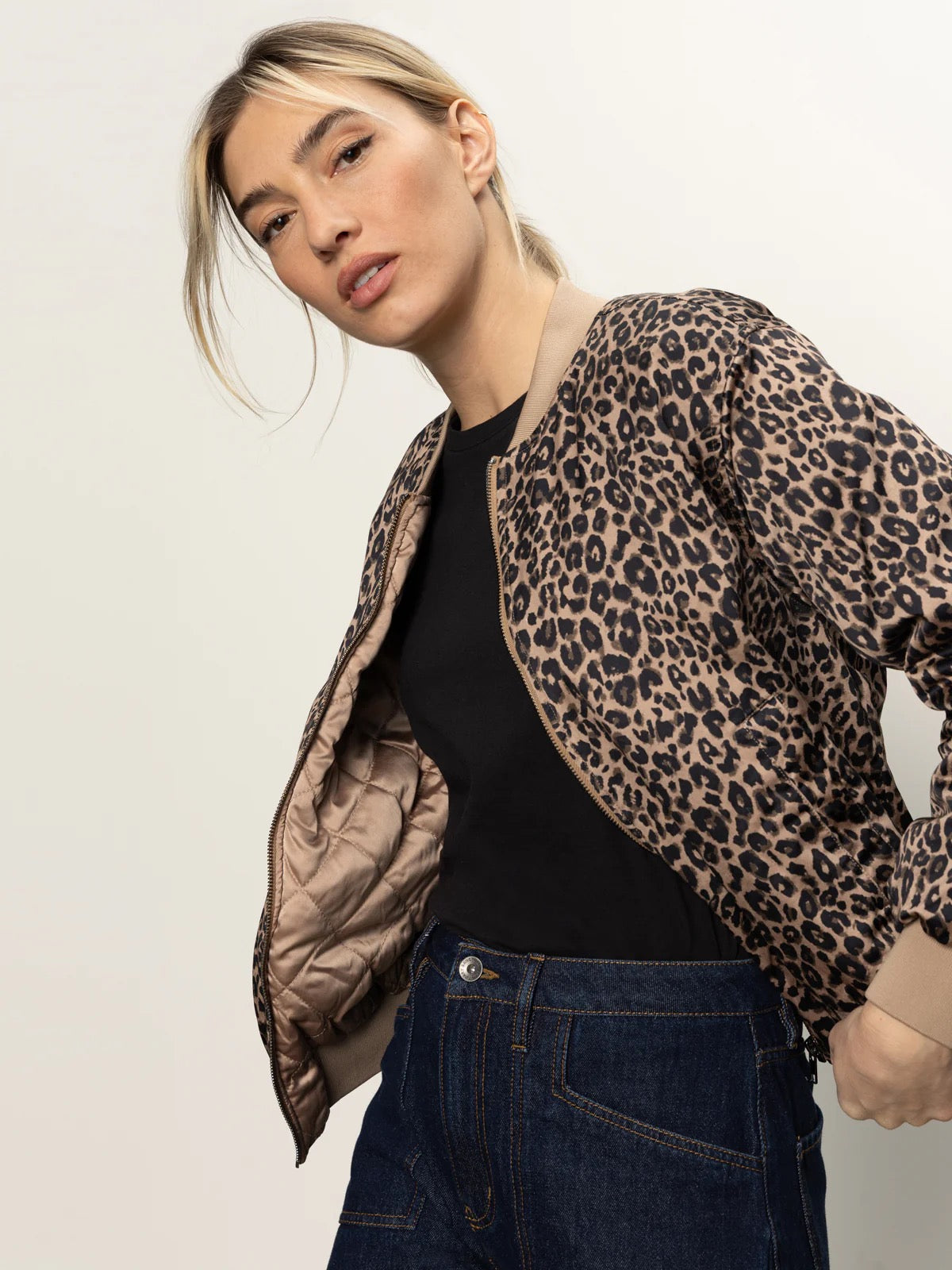 Sanctuary - Monroe Sateen Bomber / French Kitty