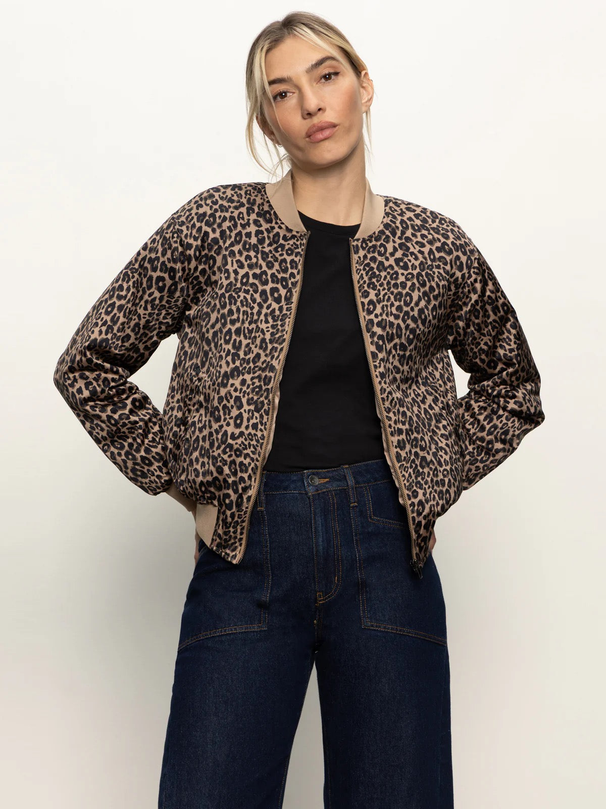 Sanctuary - Monroe Sateen Bomber / French Kitty