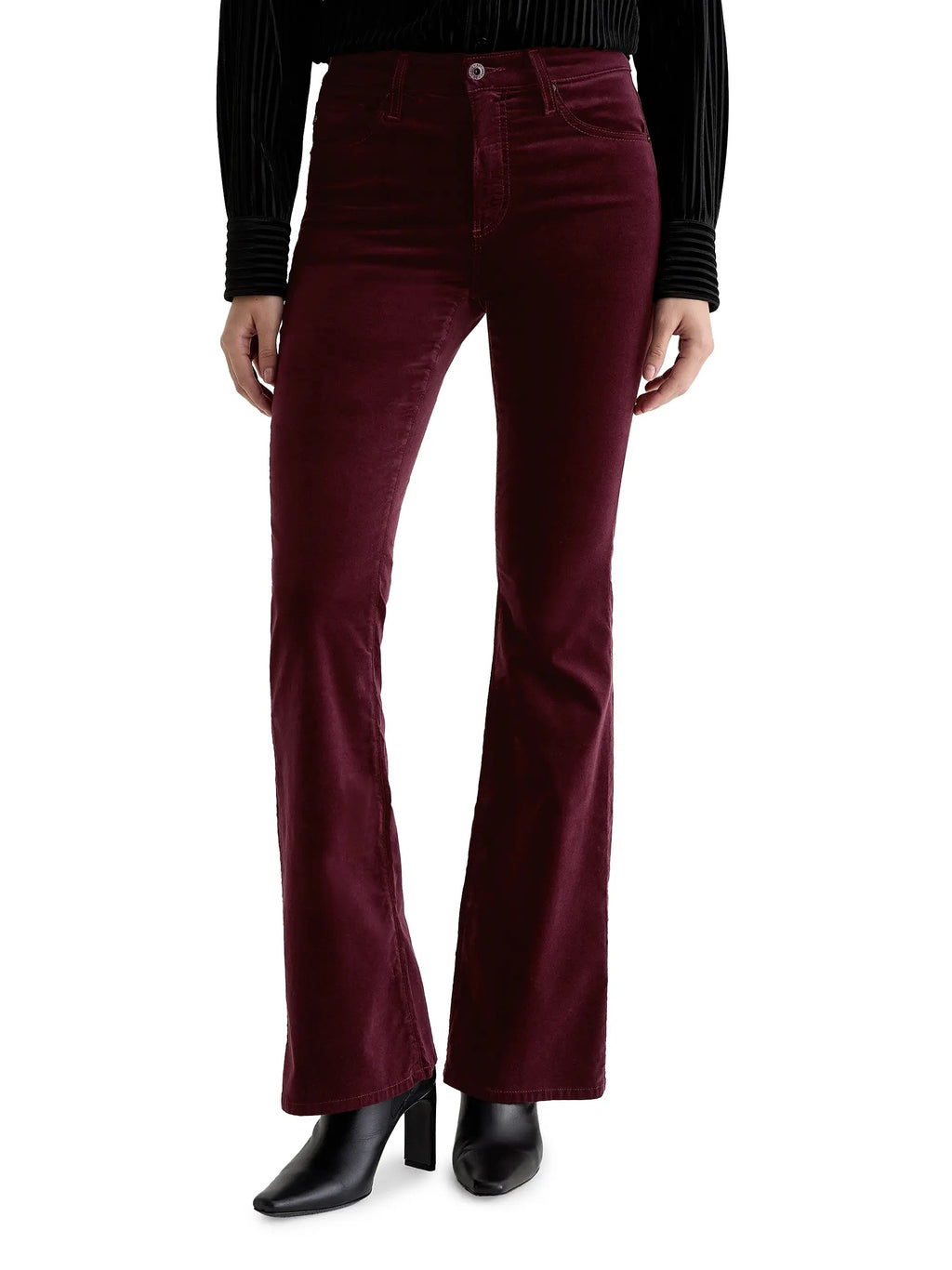 AG - Farrah Velvet Boot Jean / Winery