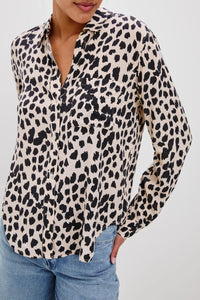 Rails - Josephine Shirt / Taupe Spotted